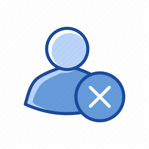 Delete client, error, remove, remove contact icon - Download on Iconfinder
