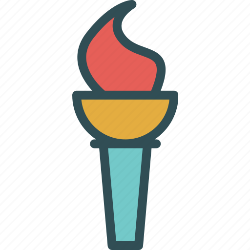 Fire, flame, olympic, torch icon - Download on Iconfinder