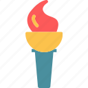 fire, flame, olympic, torch