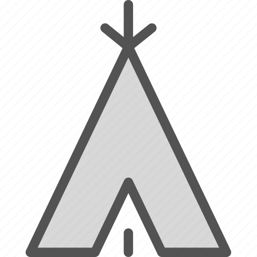 Camp, indian, old, tent, travel icon - Download on Iconfinder