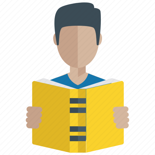 Book reading, book reviewing, education, learning lesson, study icon - Download on Iconfinder