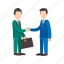 business meeting, client, deal, handshake, meeting, official meeting 