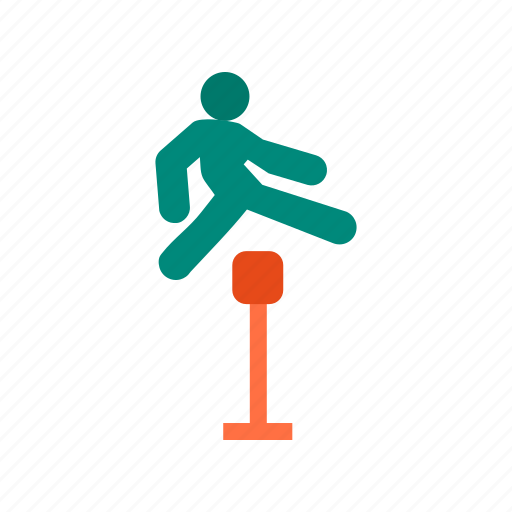 Aerobics, happy, jump, jumping, man, people, running icon - Download on Iconfinder