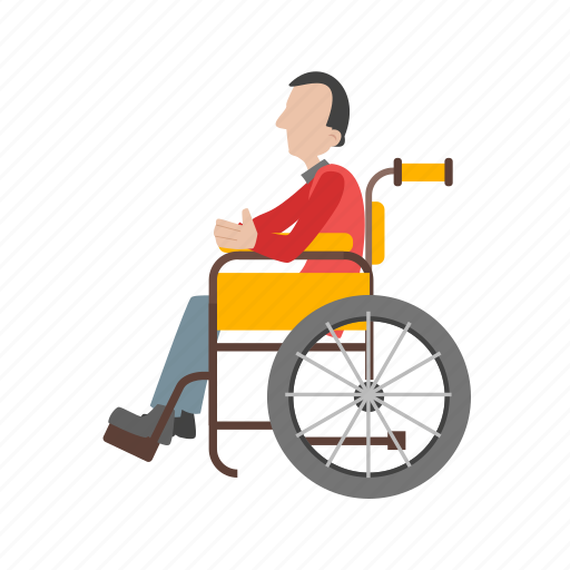 Disability, disabled, healthcare, people, sitting, wheelchair icon - Download on Iconfinder