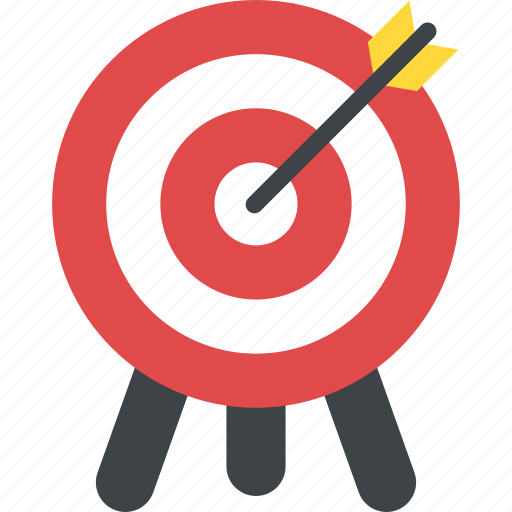 Archery, business target, dartboard game, goal achievement, target achievement icon - Download on Iconfinder