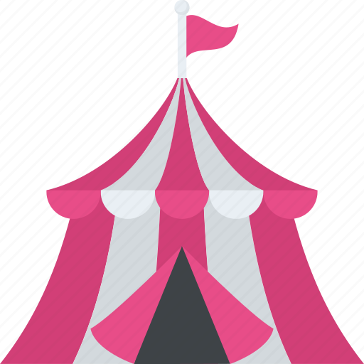 Amusement, carnival, circus, circus tent, festive icon - Download on Iconfinder