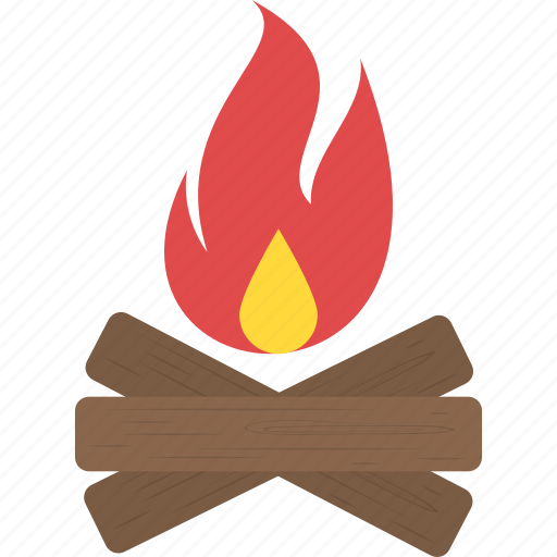 Bonfire, campfire, fire, fireplace, flame icon - Download on Iconfinder