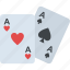 ace of hearts, card, gambling, heart, playing card, poker card 