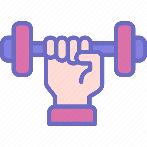 Fitness, hand, dumbbell, weight, exercise icon - Download on Iconfinder