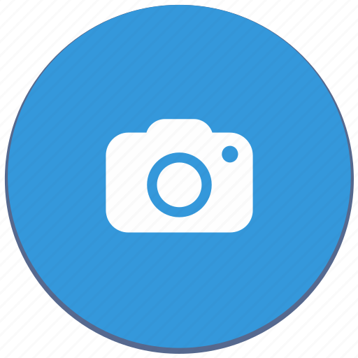 Blue, camera, record, round, photo, cam, shot icon - Download on Iconfinder