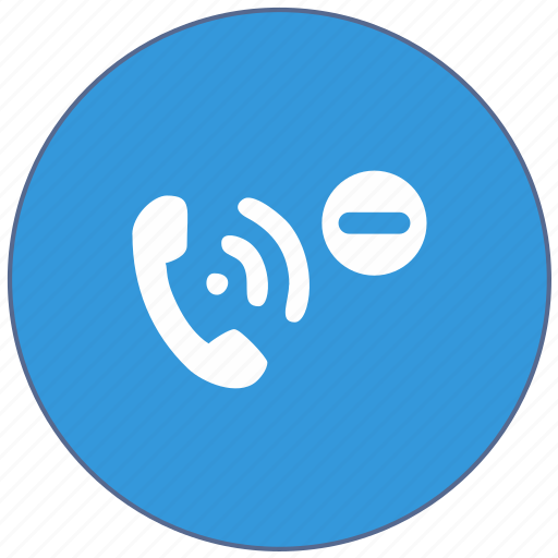 Call, down, level, minus, mobile, communication, delete icon - Download on Iconfinder