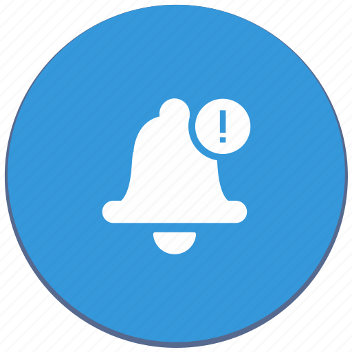 Alarm, bell, material, ring, signal, warning icon - Download on Iconfinder