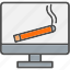 computer, habits, quit, smoking, tobacco 