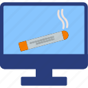 computer, habits, quit, smoking, tobacco