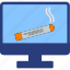 computer, habits, quit, smoking, tobacco 
