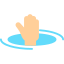 drowning, hand, help, navigation, support, victim, water 