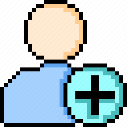Person, man, pixelart, add, human icon - Download on Iconfinder