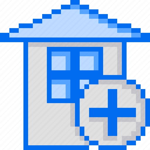 House, rent, pixelart, add, home icon - Download on Iconfinder