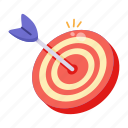 archery game, business goal, business aim, target, business objective