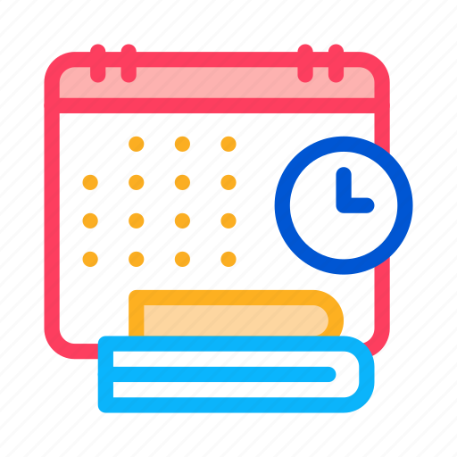 Schedule, daily, routine, administrator, business, process icon - Download on Iconfinder