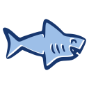 shark, sea, sea animal, ocean, sea-creature, hand-drawn, animal