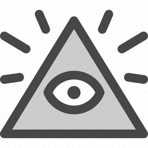 Eye of providence, freemason, illuminati, pyramid, secret, society, triangle icon - Download on Iconfinder