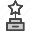 achievement, award, honor, reward, star, trophy, victory 