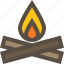 bonfire, campfire, fire, flame 