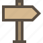 fingerpost, guide post, sign, wood 