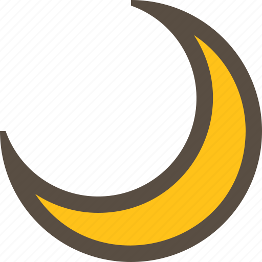 Crescent, light, moon, night icon - Download on Iconfinder