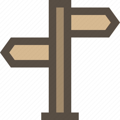 Fingerpost, guide post, sign, wood icon - Download on Iconfinder