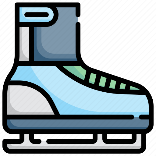 Ice, skating, winter, sports, competition, leisure icon - Download on Iconfinder