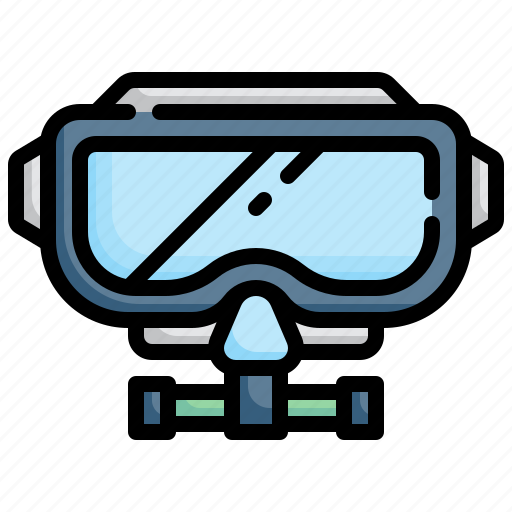 Mask, snorkeling, sport, equipment, diving, goggles icon - Download on Iconfinder