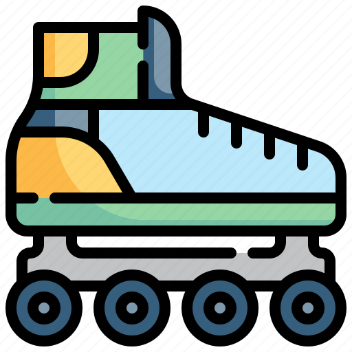 Roller, skates, leisure, hobbies, free, time icon - Download on Iconfinder