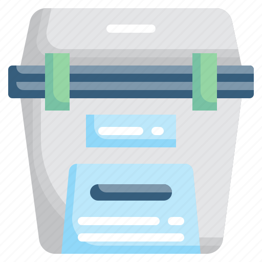 Cooler, ice, box, food, restaurant, portable, fridge icon - Download on Iconfinder