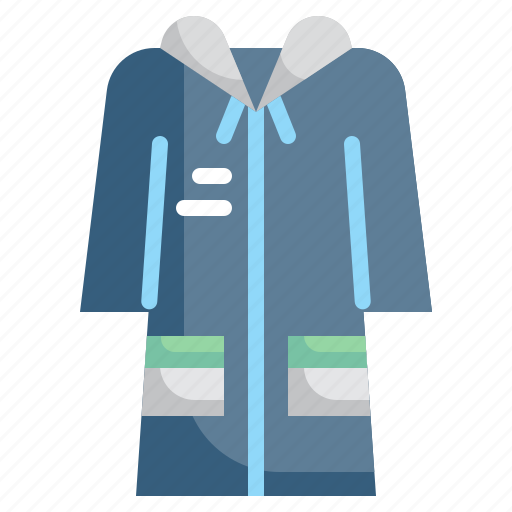 Raincoat, jacket, garment, clothing, winter icon - Download on Iconfinder