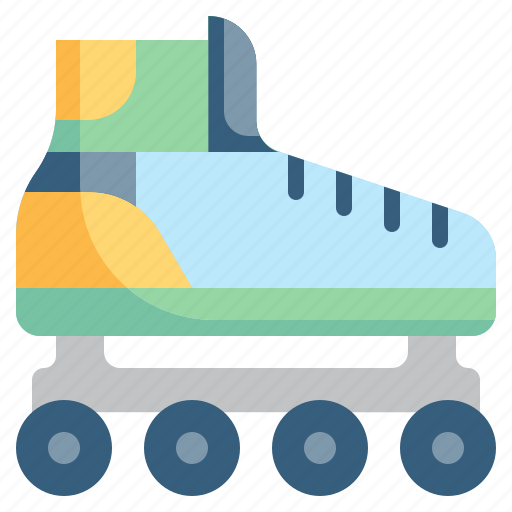 Roller, skates, leisure, hobbies, free, time icon - Download on Iconfinder