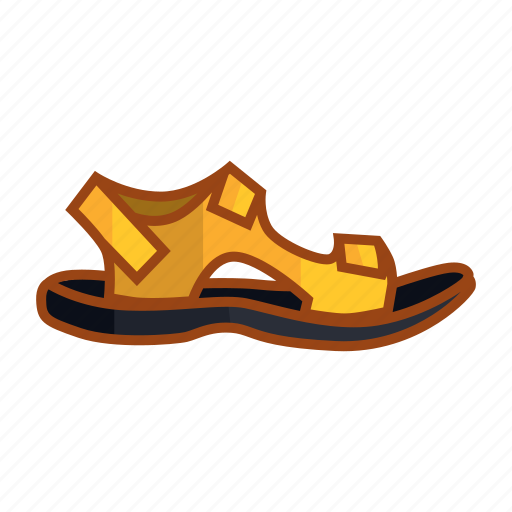 Adventure, hiking, sandal, shoe, slippers, slippers mountain, sock icon - Download on Iconfinder