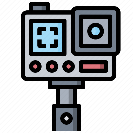 Action, camera, electronics, gopro, photography, technology icon - Download on Iconfinder