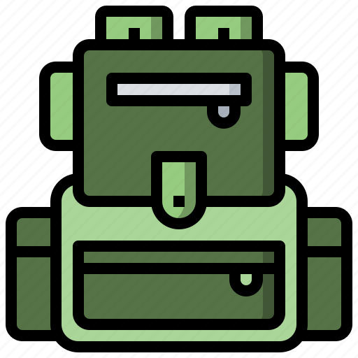 Backpack, baggage, bags, luggage, rucksack, travel icon - Download on Iconfinder
