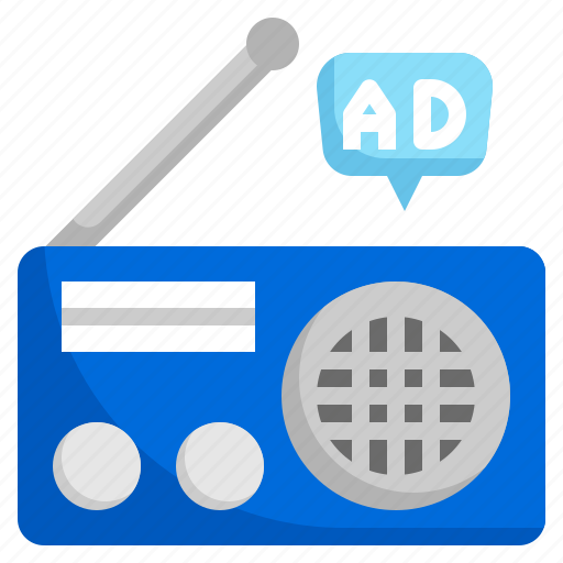 Radio, advertising, ad, advertisement, announcer icon - Download on Iconfinder