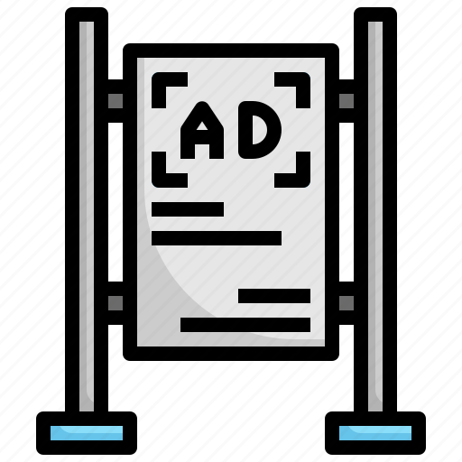 Advertising, stand, art, advertisement, standing icon - Download on Iconfinder