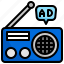 radio, advertising, ad, advertisement, announcer 