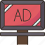 advertisement, billboard, display, product, outdoor 