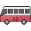 bus, advertising, poster, commercial, transportation 