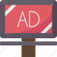 advertisement, billboard, display, product, outdoor 