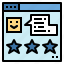 like, rating, review, stars 