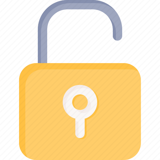 Protection, unlock, padlock, security, safety icon - Download on Iconfinder