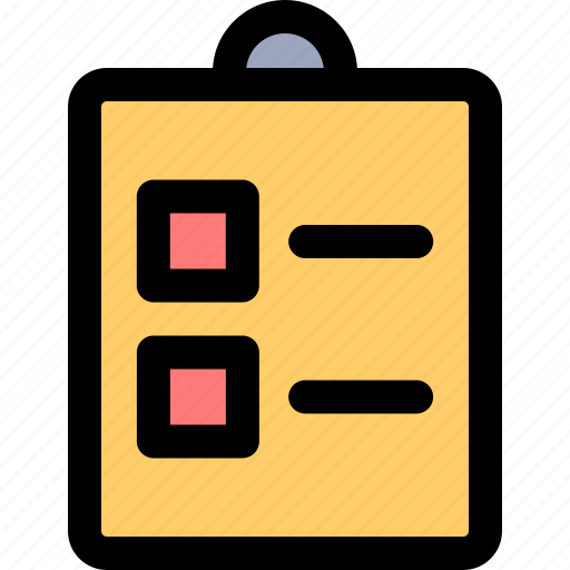 Business, paper, checklist, clipboard, list icon - Download on Iconfinder