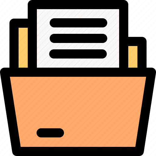 File, folder, office, document, archive icon - Download on Iconfinder